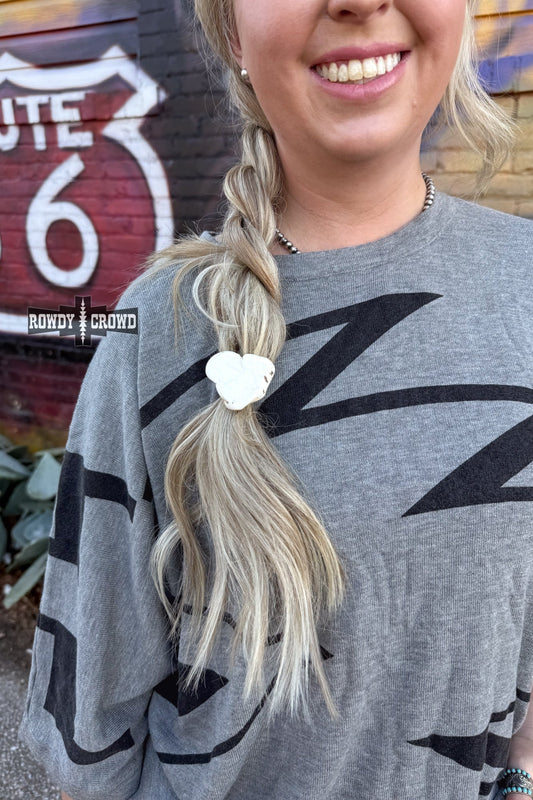 White Rock Ponytail Holder - Pistols 'n Petticoats - #westernboutique# - #westernfashion#