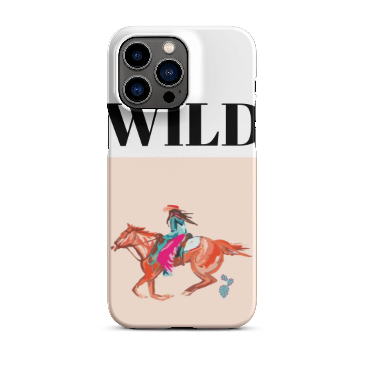 WILD Cute Western Phone Cases - Snap case for iPhone® - Pistols 'n Petticoats - #westernboutique# - #westernfashion#